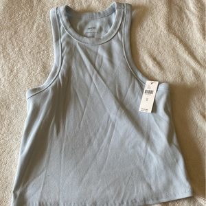 Anthropologie brand Maeve racetrack crop tank